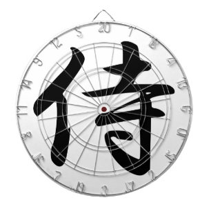 Samurai Kanji Symbol Dartboard