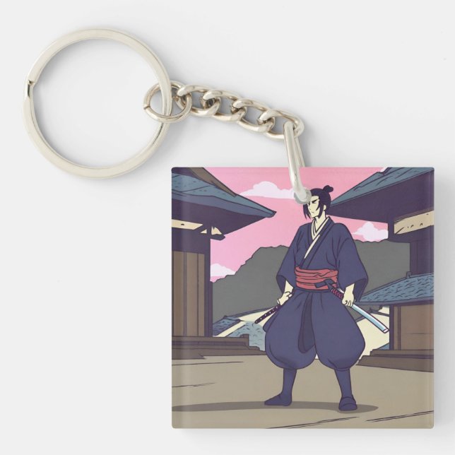 samurai key ring (Front)