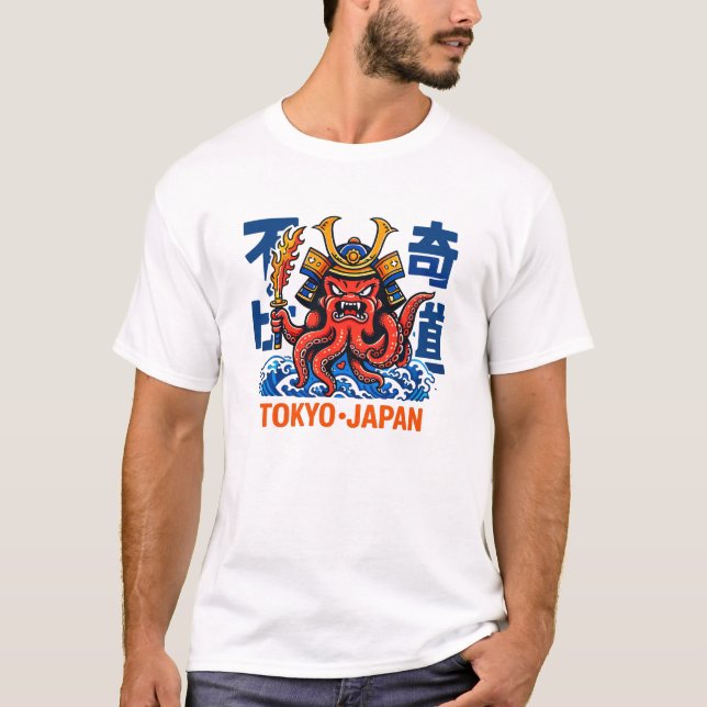 Samurai Kraken T-Shirt (Front)
