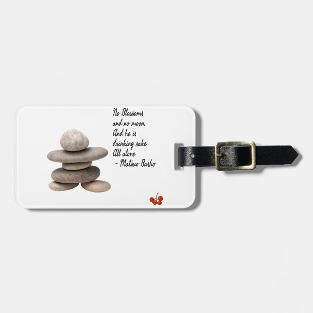Samurai Luggage Tag (Front Horizontal)