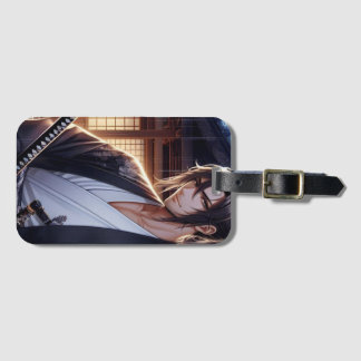 Samurai luggage tag