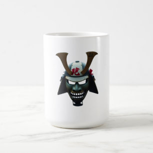 Samurai mask coffee mug