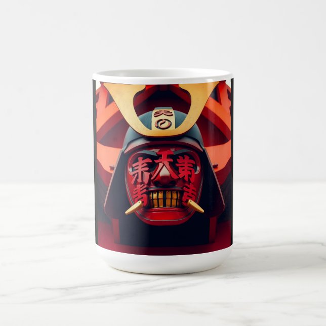 Samurai mask coffee mug (Center)