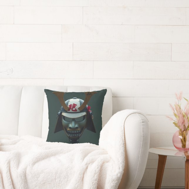 Samurai mask cushion (Couch)
