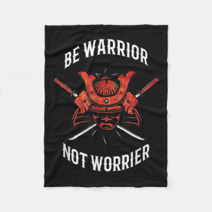 Samurai Motivation, Musashi Srit Fleece Blanket