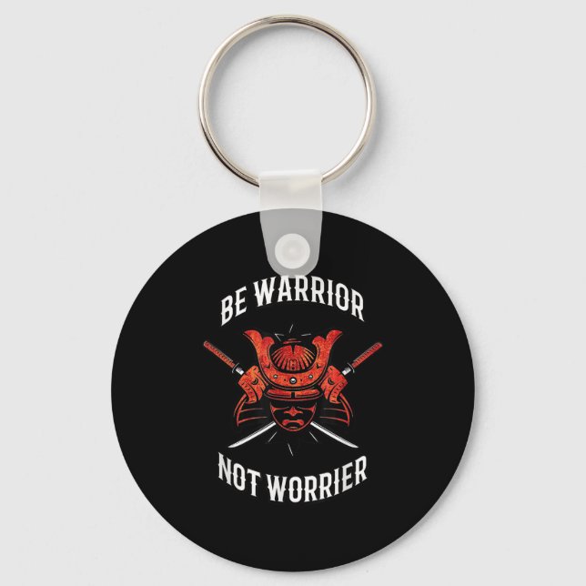 Samurai Motivation, Musashi Srit  Key Ring (Front)