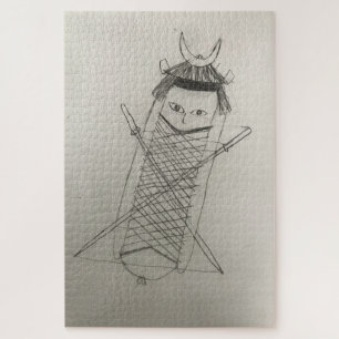 Samurai ninja hotdog jigsaw puzzle