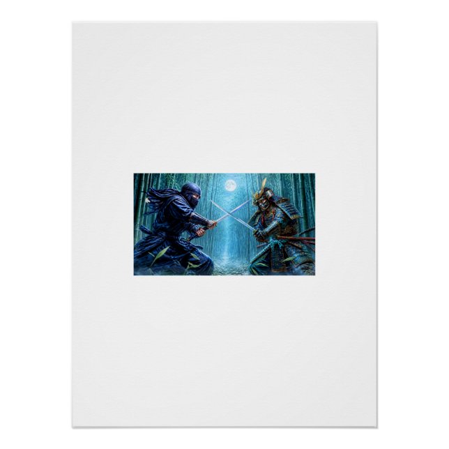 Samurai Ninja Poster (Front)