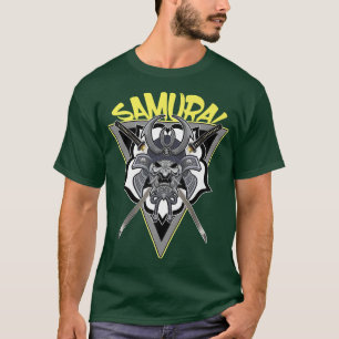 Samurai Ninja Warrior Helmet with Katana (2) T-Shirt