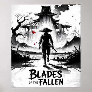 Samurai of the Ashen Ruins Poster