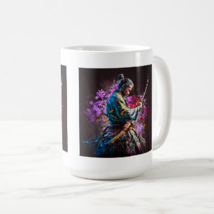 Samurai Painting Classic Mug, 15 oz Coffee Mug