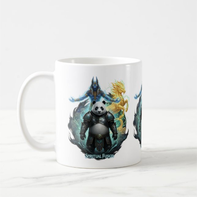 Samurai Panda - Spiritual Fusion Coffee Mug (Left)