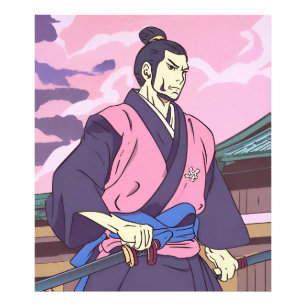 samurai photo print