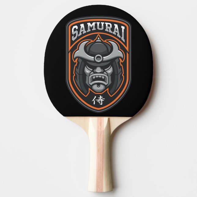 Samurai Ping Pong Paddle (Front)