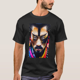 Samurai Portrait  Martial Artist  Japanese History T-Shirt