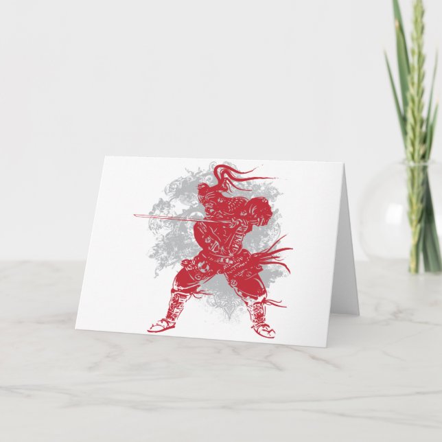 Samurai Pose Card (Front)