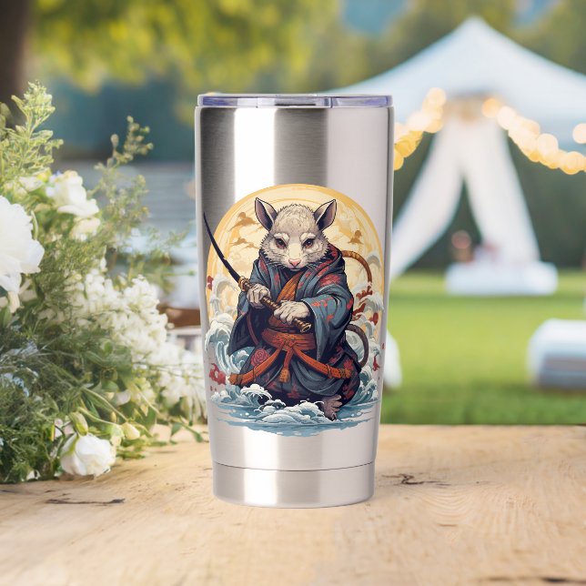 Samurai Rat  Insulated Tumbler (Wedding (Rotated))