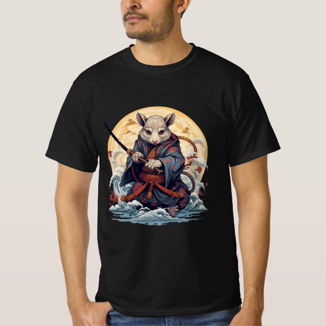 Samurai Rat Men's T-Shirts (Front)