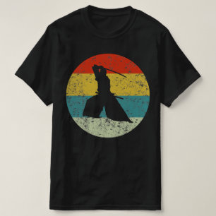 SAMURAI retro vintage silhouette 70s T-Shirt