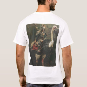 Samurai Riding Ostrich in Jean Fouquet Art T-Shirt