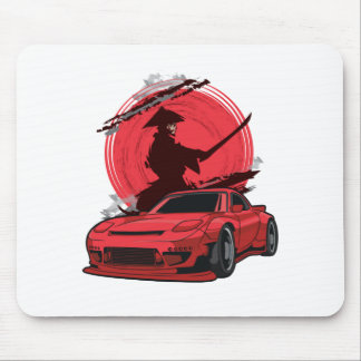 Samurai RX7 Japanese Car Mouse Pad