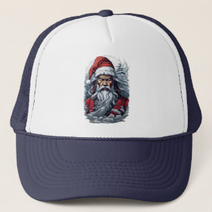 Samurai Santa Warrior Christmas Art Gift Trucker Hat