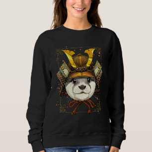 Samurai Sea Otter Japanese Warrior Bushido Japanes Sweatshirt