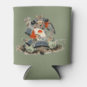 Samurai seated can cooler