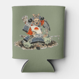 Samurai seated can cooler