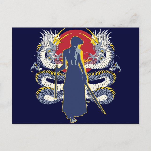 Samurai Seven Postcard (Front)