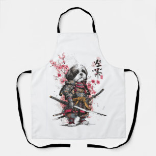Samurai Shih Tzu � Epic Warrior Dog Apron