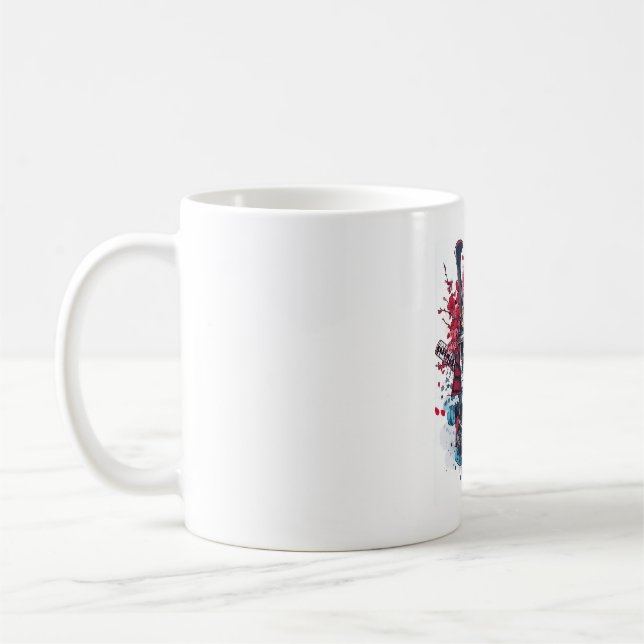 Samurai Skull Warrior Coffee Mug (Left)