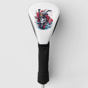Samurai Skull Warrior Golf Head Cover