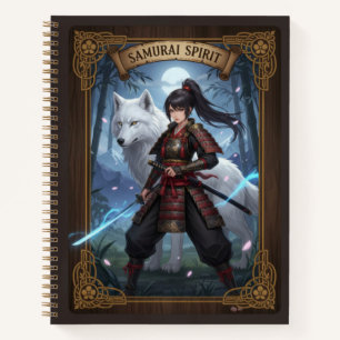 Samurai Spirit Anime Warrior & White Wolf Journal