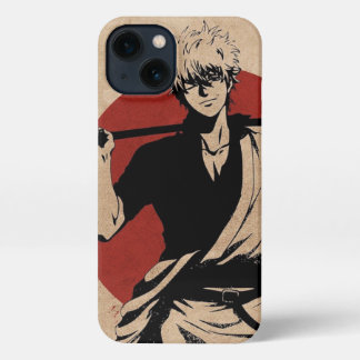 Samurai Spirit Meets Comedy – Gintoki Sakata Anime iPhone 13 Case