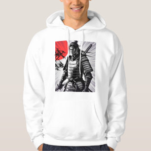 Samurai Spirit Rising Sun Art Hoodie