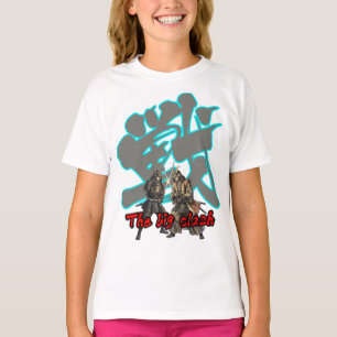 Samurai Sword Clash Japanese Warrior Art T-Shirt