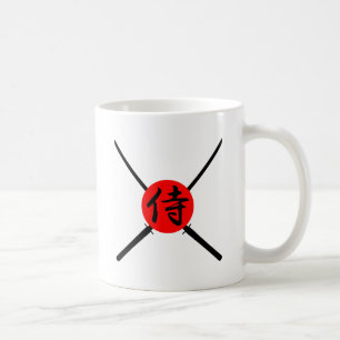 SAMURAI - Sword & Kanji Coffee Mug