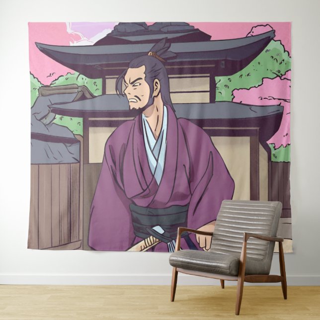 samurai tapestry (In Situ (Horizontal))