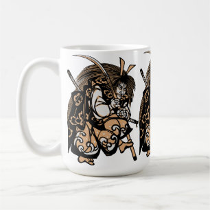 Samurai Theatrical Performance Coffee Mug