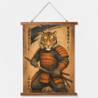 Samurai Tiger – Sumi-e Ink Warrior Art