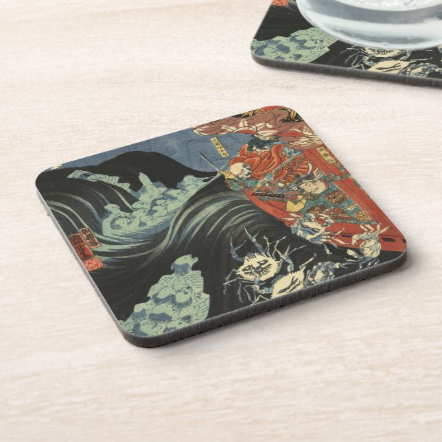 Samurai Versus the Ghost Crabs Coaster (Left Side)