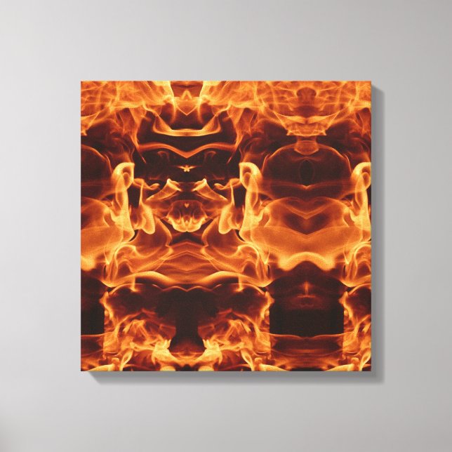 Samurai warrior canvas print (Front)