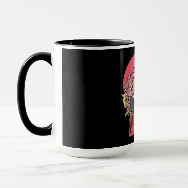 Samurai Warrior Cat Mug (Left)