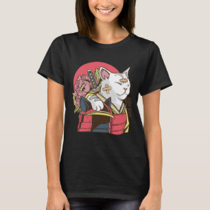 Samurai Warrior Cat T-Shirt