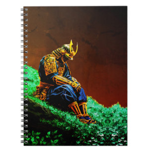 Samurai Warrior in Golden Armour – Epic Japanese Notebook