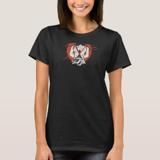 Samurai Warrior Japanese Kanji and sword Japanes a T-Shirt