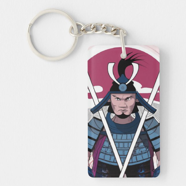 Samurai warrior key ring (Front)