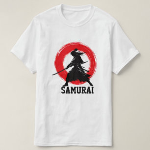 Samurai Warrior Minimal Red Circle Tee