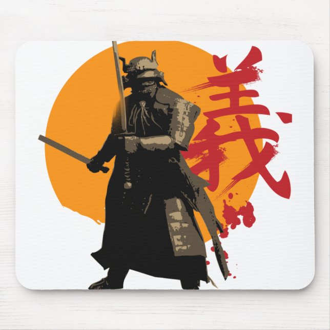Samurai Warrior Mousepad (Front)